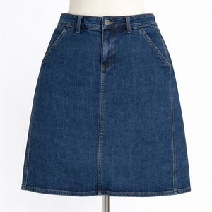 Old Navy A-Line Denim Skirt - Blue